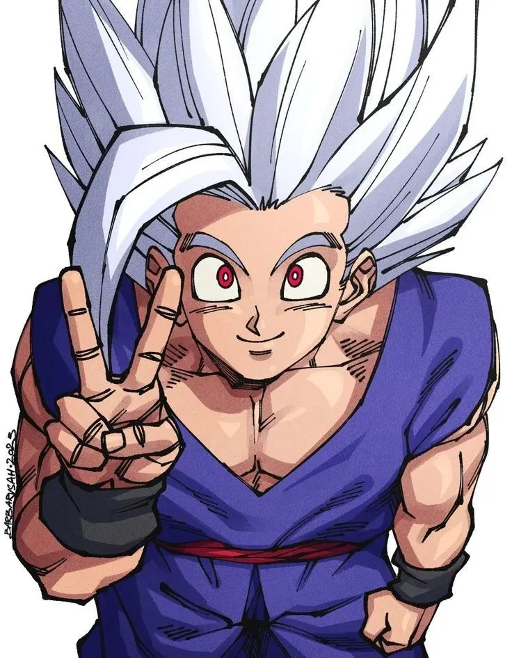 Fan art of Gohan fro Dragon Ball Super in his Beast form.