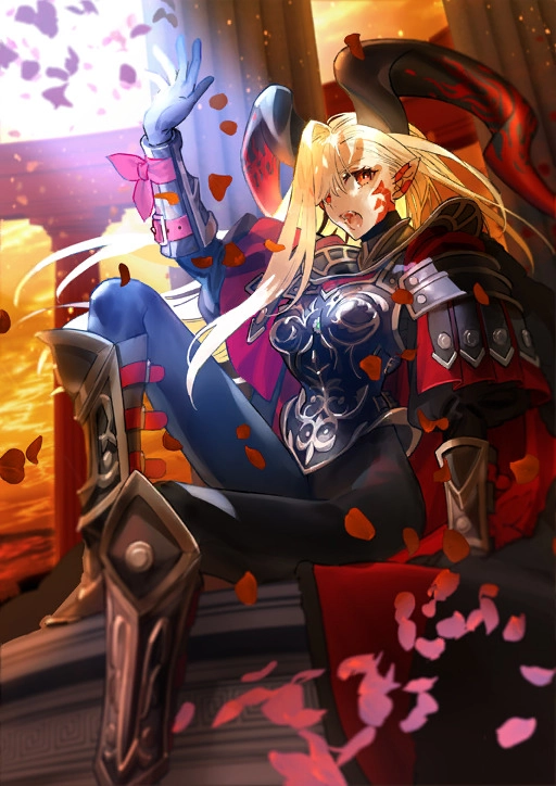 Her Final Ascension art from the game, Fate/Grand Order. By Wada Arco