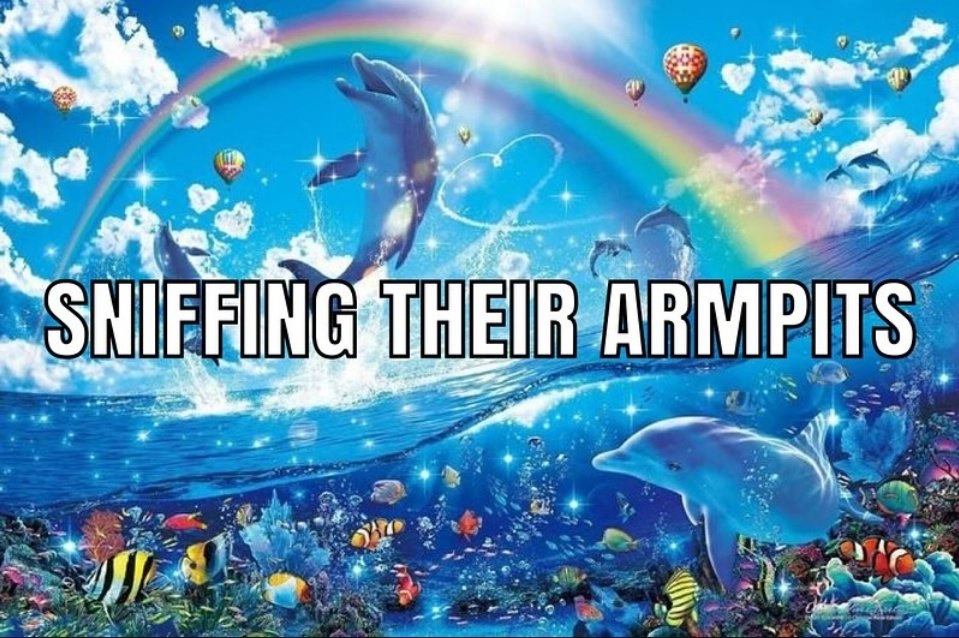 SNIFFING THEIR ARMPITS