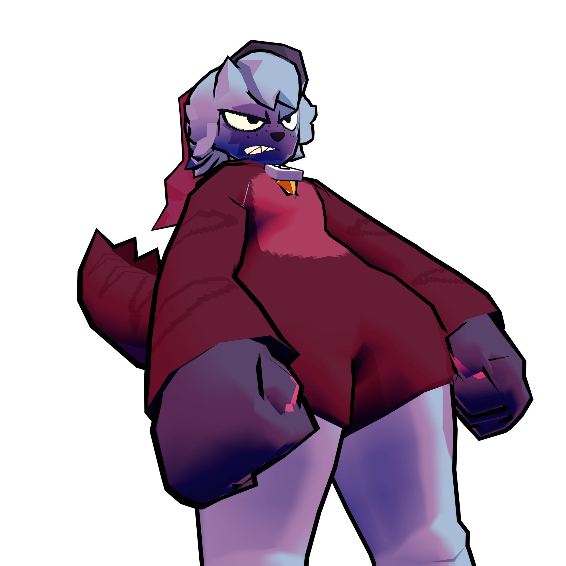 D'Moon standing. Menacingly. The superior version, honestly.