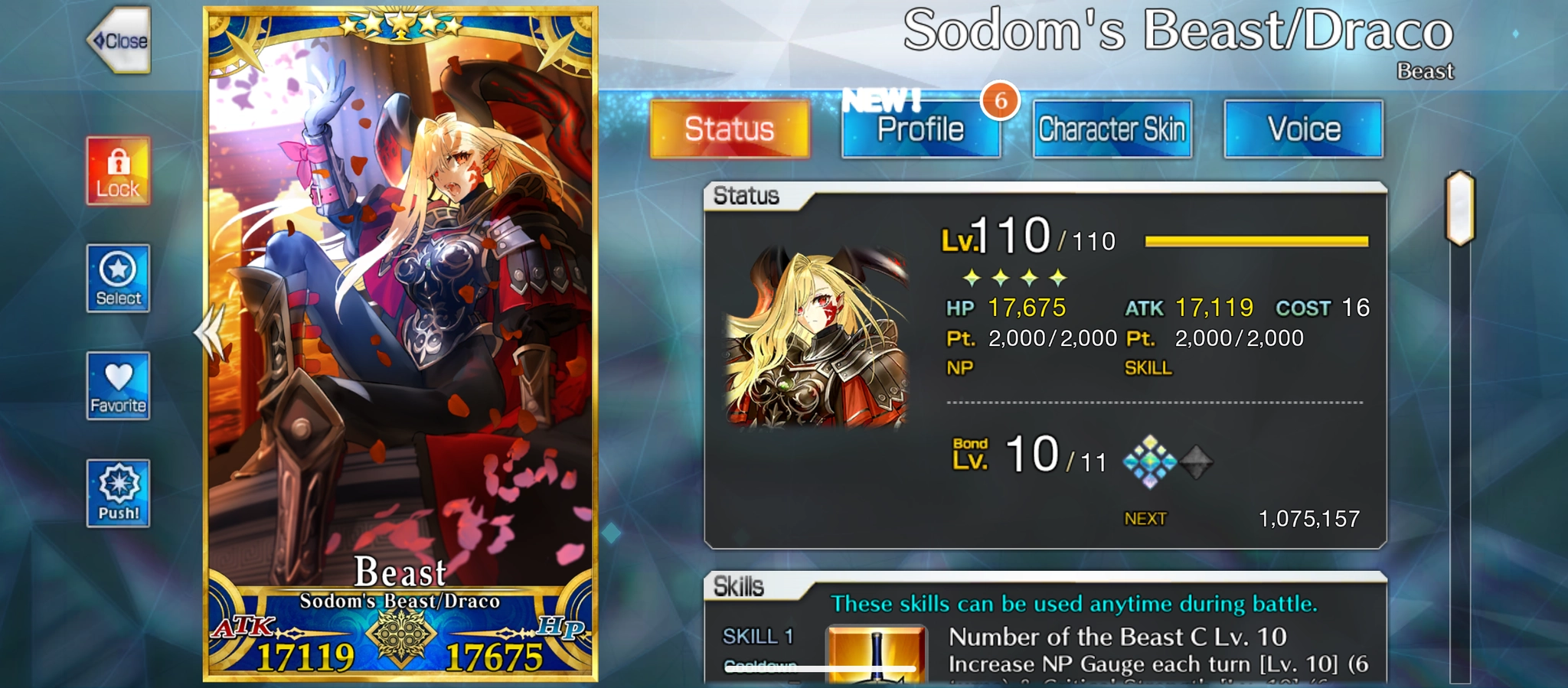 My Personal copy of Draco, Maxed out in every stat. Level 110.