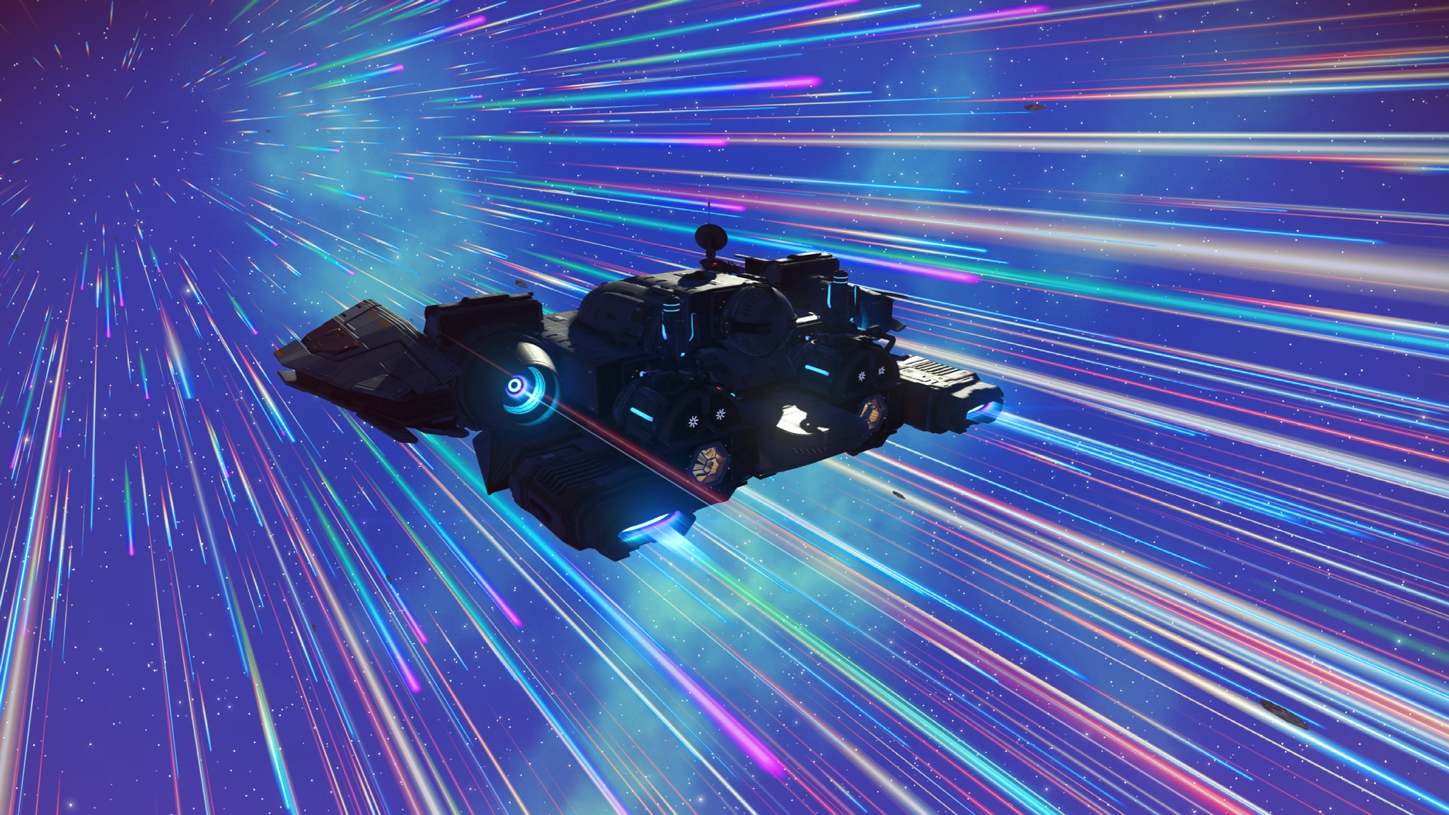 My ship from the back