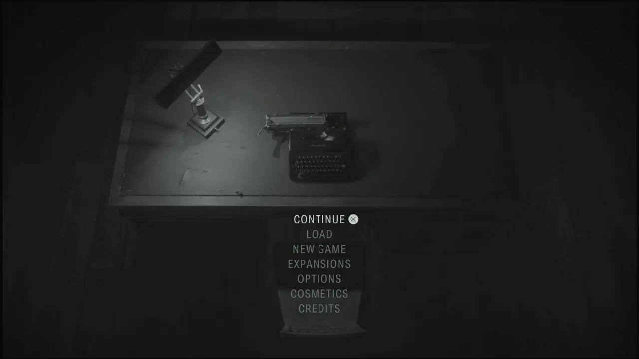 alan wake 2 title screen