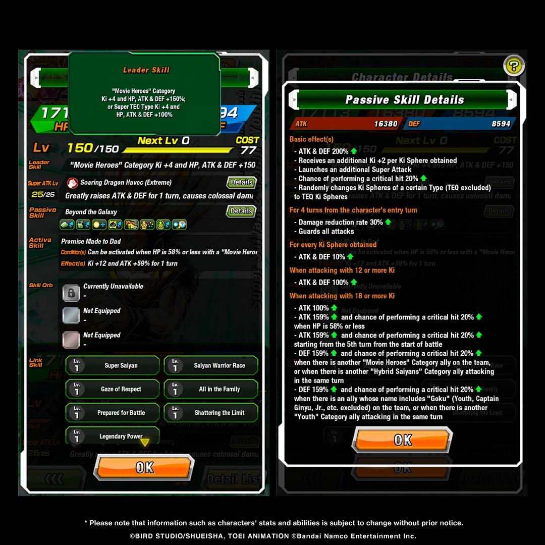 The details on his upgraded Passive ability.