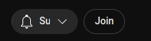 YouTube buttons for "🔔  Su" and "Join"